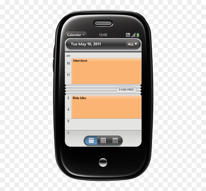 Accordion Folds Compress Empty Time In The Day - Webos Palm Contact, HD Png Download - empty calendar png
