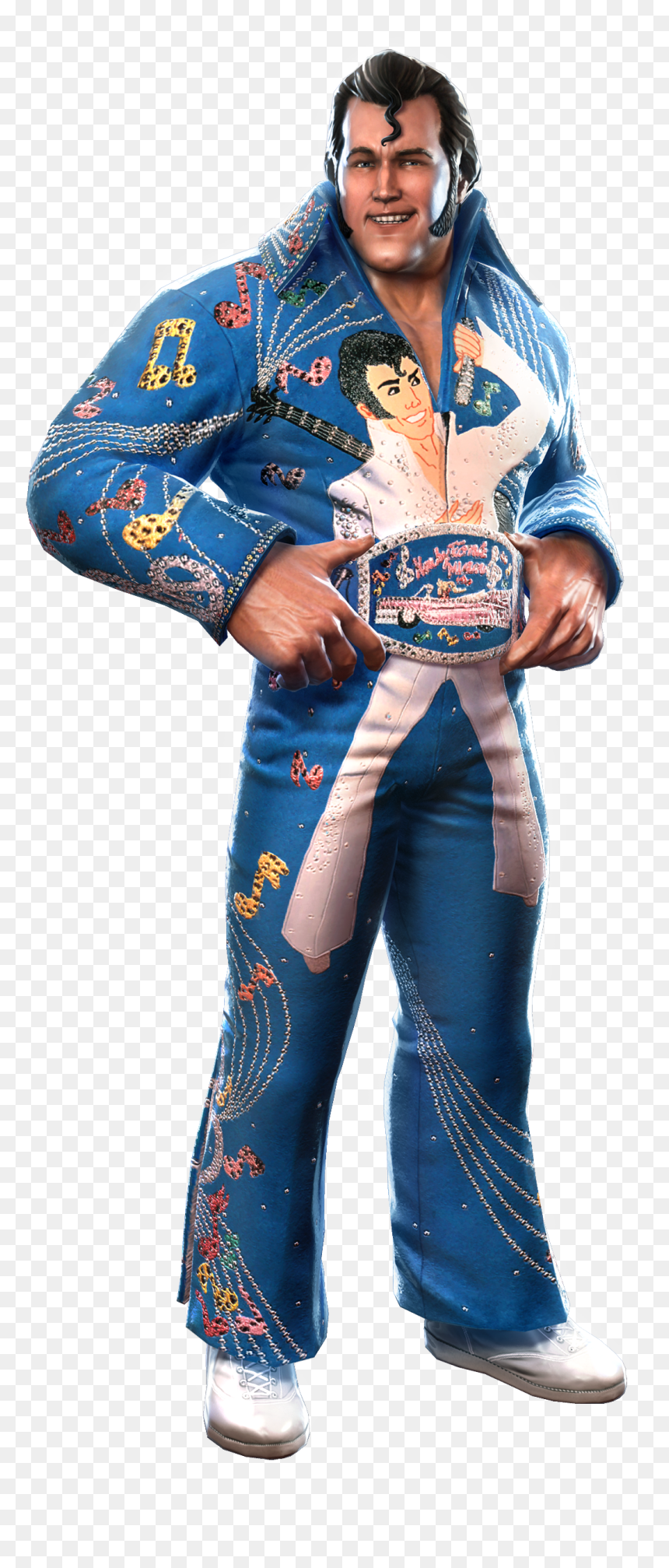 Honky Tonk Man - Honkytonk Man Wwe All Stars, HD Png Download - randy orton rko png