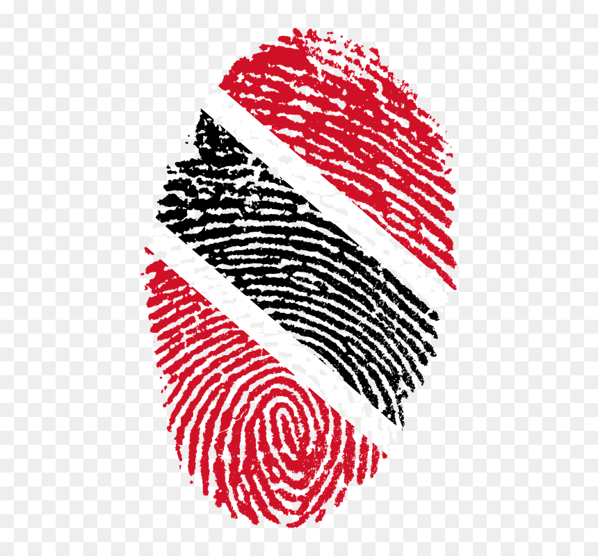 Trinidad And Tobago Flag Clipart National Flag - Trinidad And Tobago Finger Print, HD Png Download - national flag png