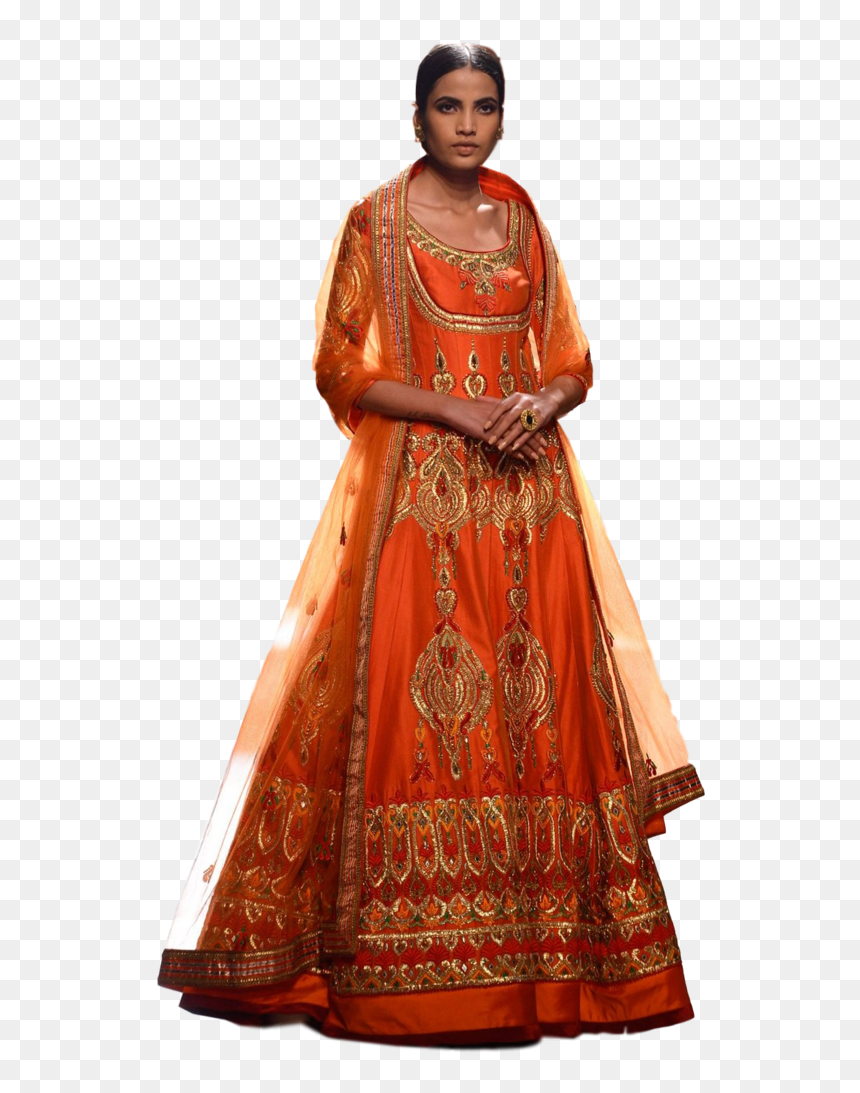 Anarkali Lehenga, HD Png Download - lehenga png