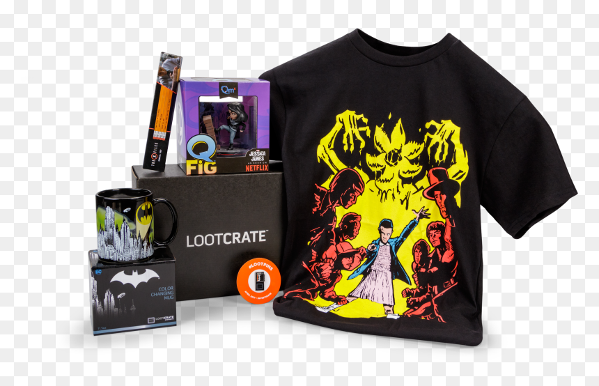 Loot Crate Stranger Things Shirt, HD Png Download - jessica jones png