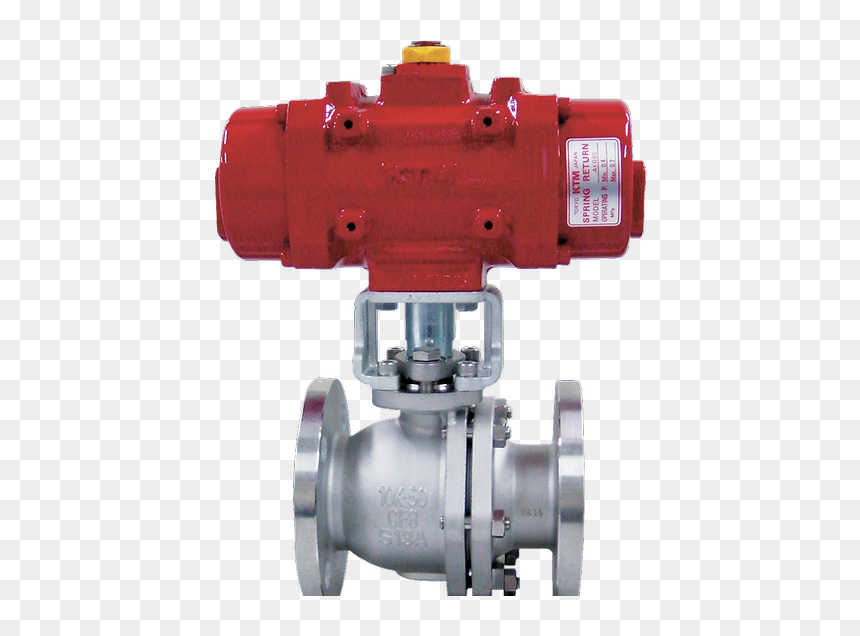 Ktm Spring Return Actuator Ball Valve, HD Png Download - ak png