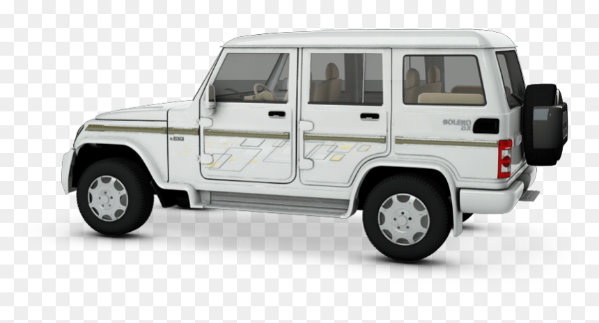 Mahindra Bolero White, HD Png Download - bolero pickup png