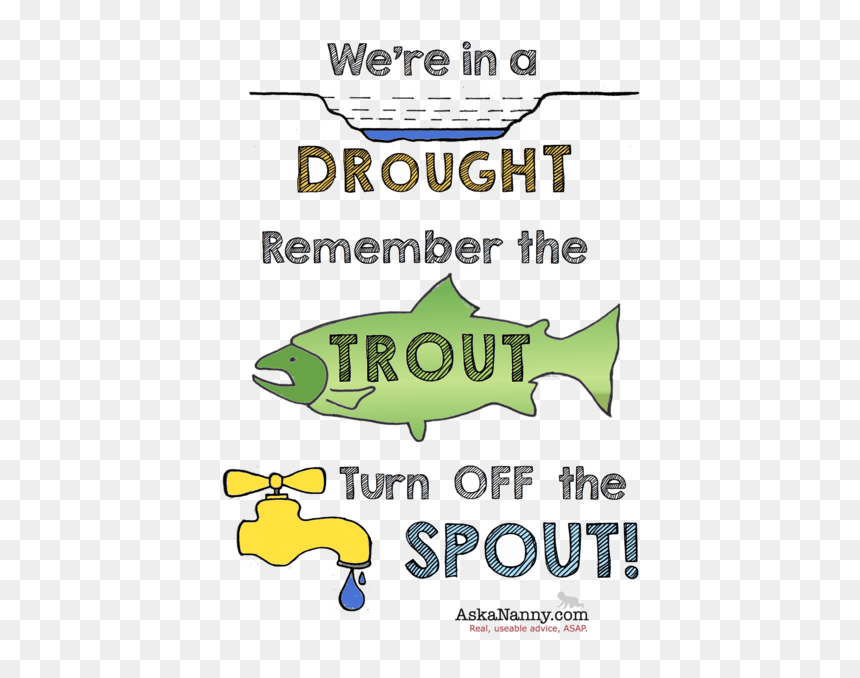 Trout, HD Png Download - save water png