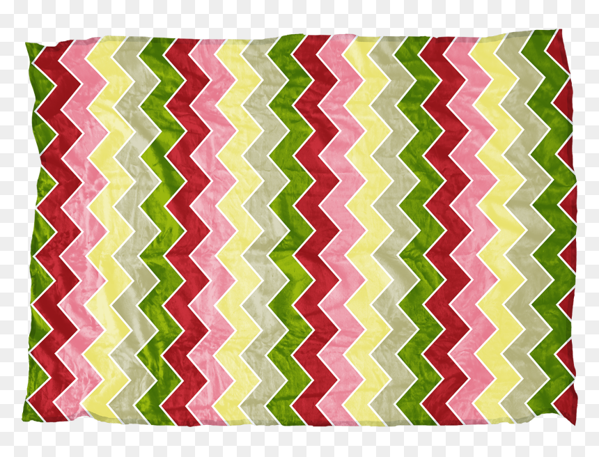 Holiday Colors In A Vibrant Chevron Pattern Provide - Woven Fabric, HD Png Download - chevron pattern png