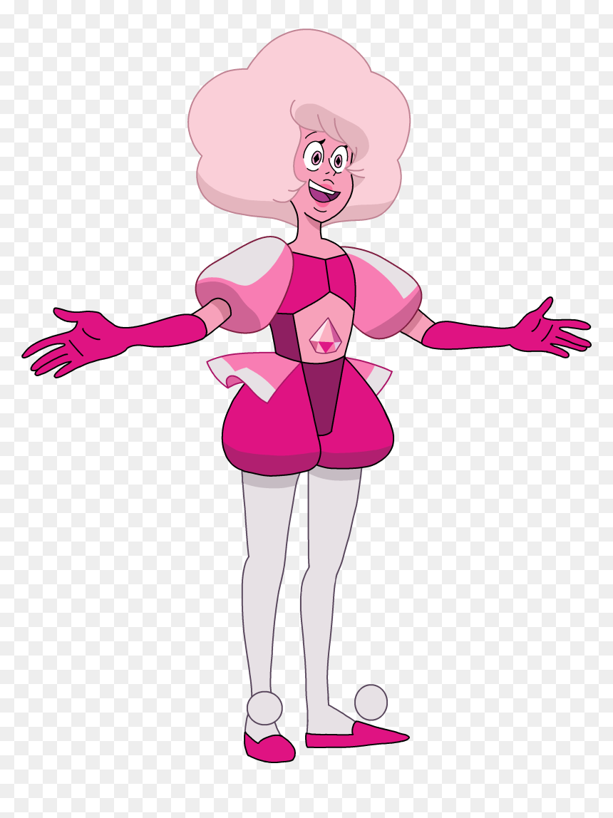 Pink Diamond T-posing - Steven Universe Pink Diamond T Pose, HD Png Download - bonzi buddy png