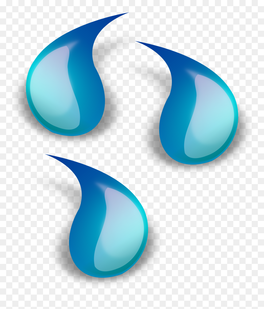 Water Drop 1 Clip Arts - Water Droplets Clip Art, HD Png Download - water drop logo png