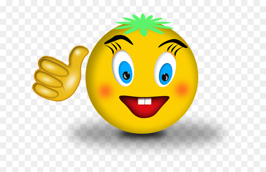 微笑 卡通, HD Png Download - whatsapp smileys png