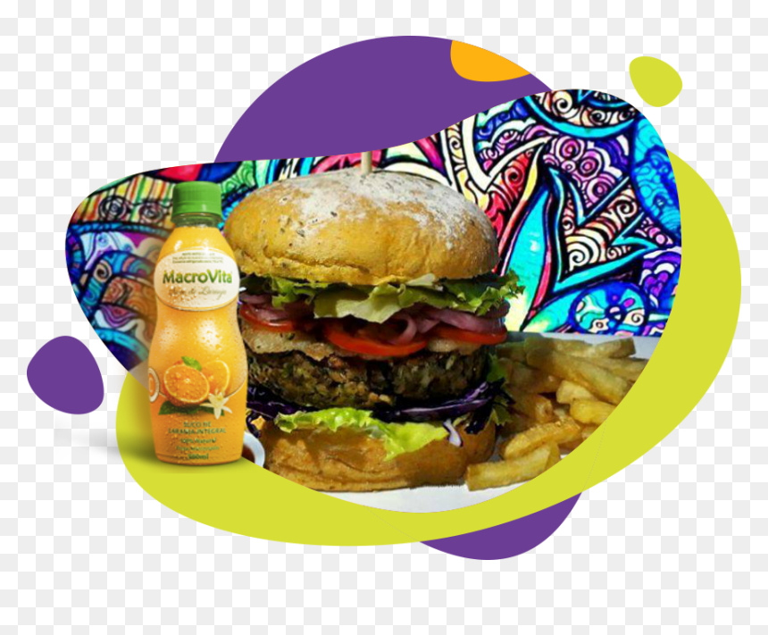 Monte O Veg Veg Burger Do Seu Jeito - Fast Food, HD Png Download - veg burger png