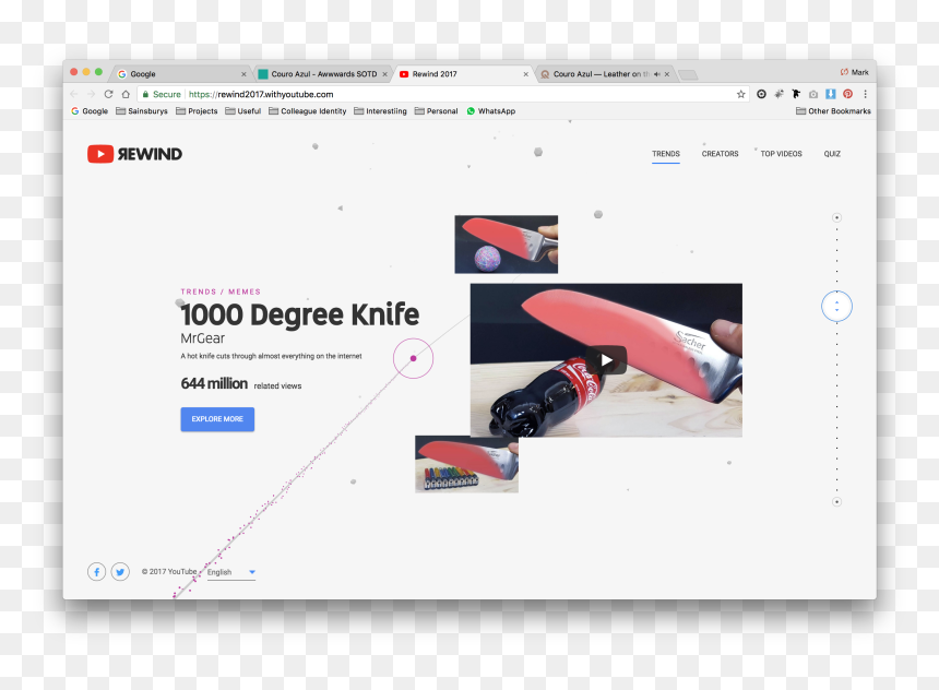Web Page, HD Png Download - 1000 degree knife png