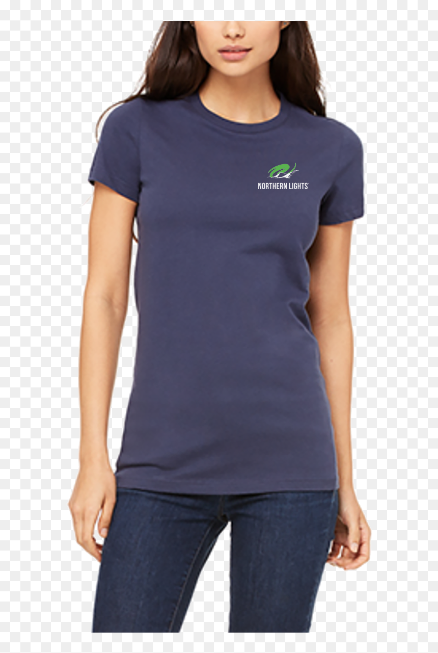 Northern Lights™ Logo Short Sleeve Tee- Navy - T-shirt, HD Png Download - northern lights png