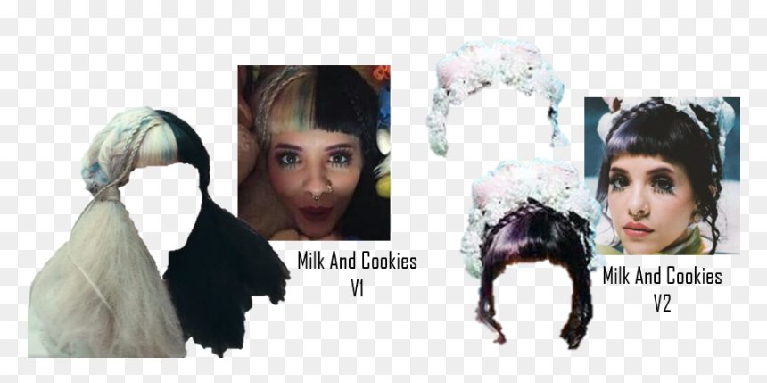 Milk And Cookies Hairs - Girl, HD Png Download - hairs png