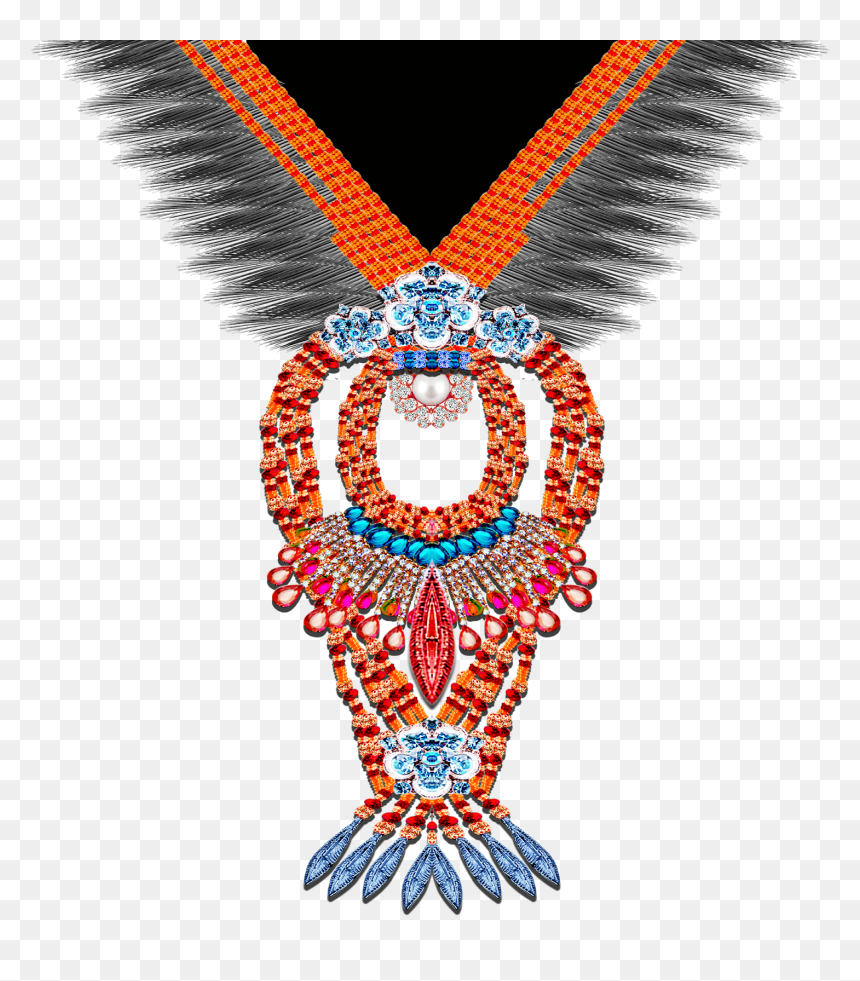 Kaftan Neck Design,neck Design,neck Design For Kurti,neck - Digital Print Kurti Neck Designs, HD Png Download - kurti png