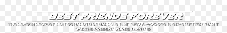 Black-and-white, HD Png Download - friends forever png