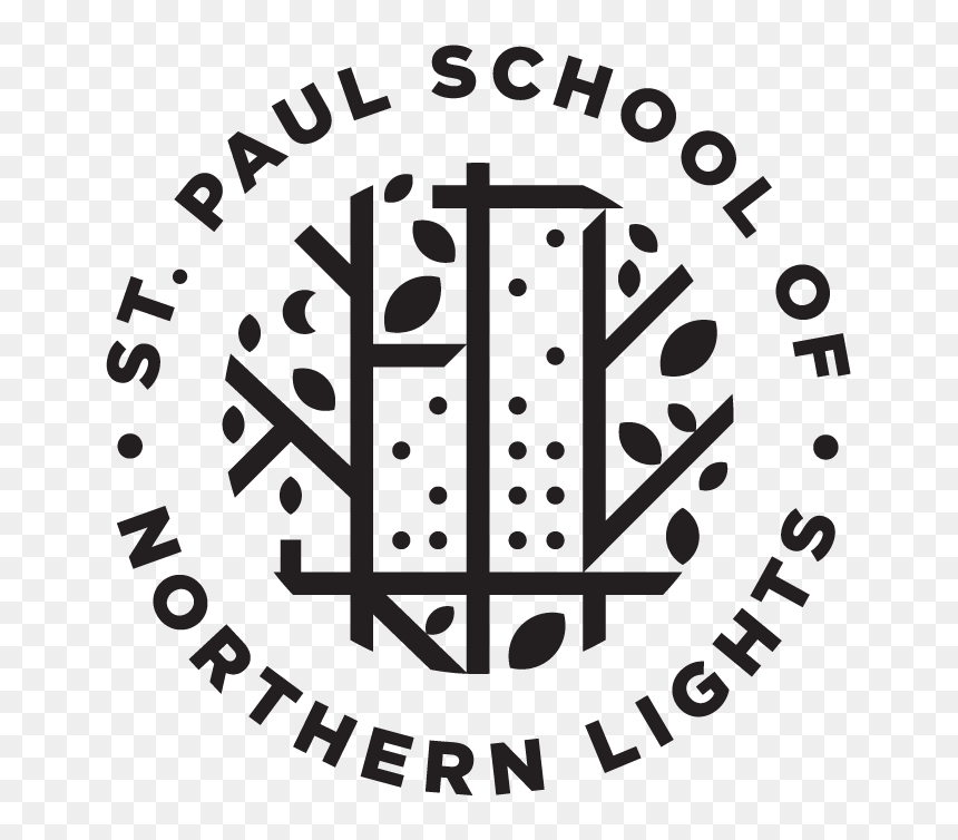 Sonl Logo Badge Black - St Paul School Of Northern Lights, HD Png Download - northern lights png