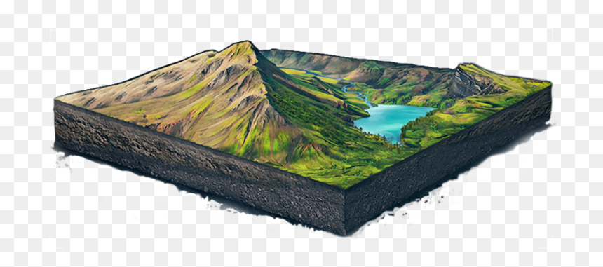 Geotechnical Tools For Soil And Rock - Geotechnical 3d Model, HD Png Download - scenery png