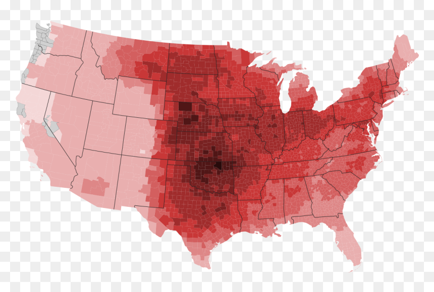Hottest States In The Us, HD Png Download - thunder effect png