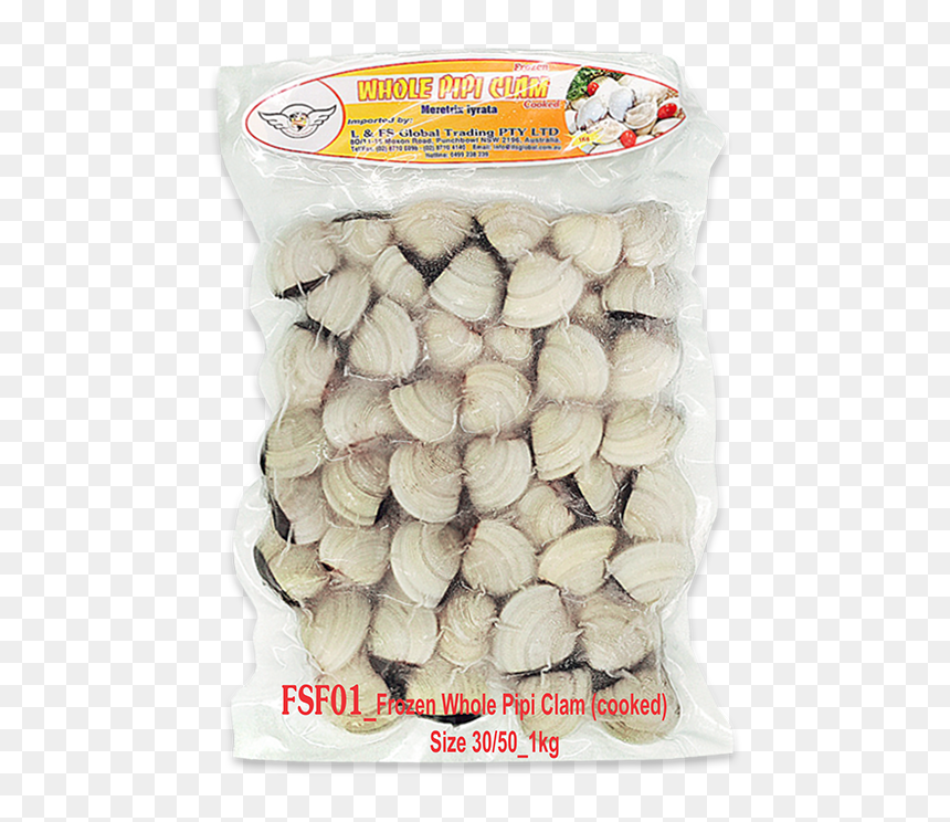[fsf01] Frozen Whole Pipi Clam Size 30/50 - Seafood, HD Png Download - clam png