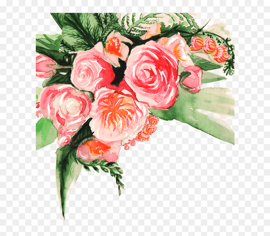 Flower Bouquet , Png Download - Garden Roses, Transparent Png - flower bouquet png images
