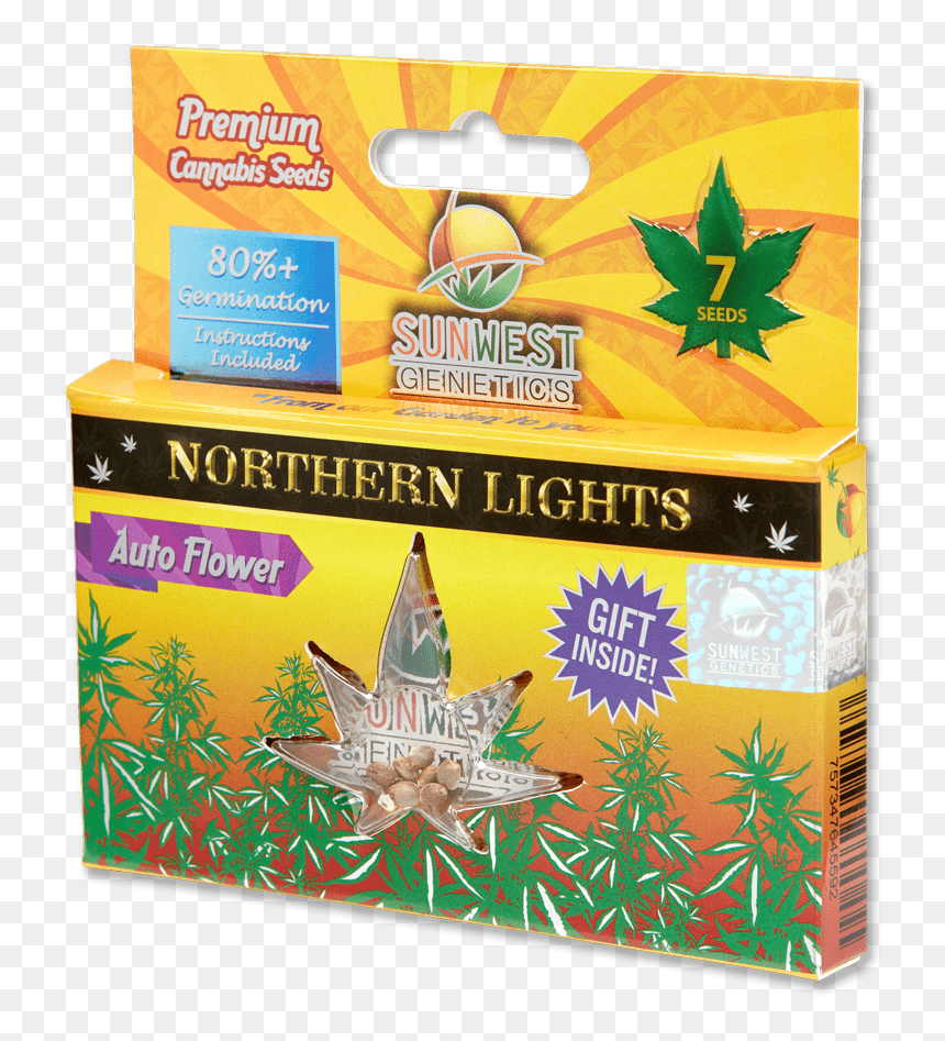 Northern Lights Strain Auto Flowering, HD Png Download - northern lights png