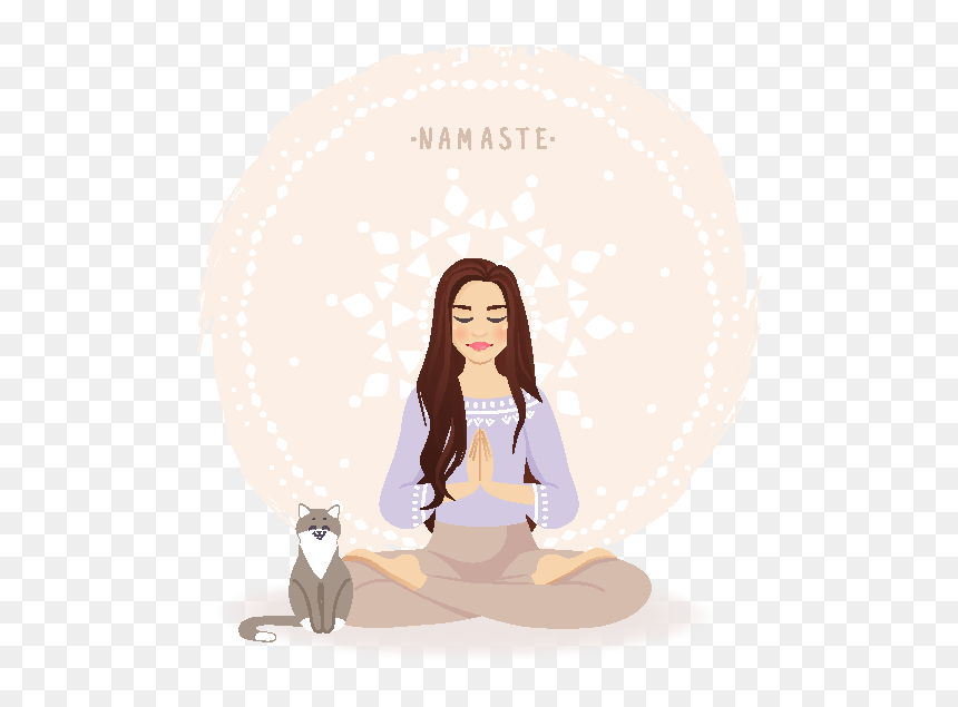 Illustration, HD Png Download - namaste hands clipart png