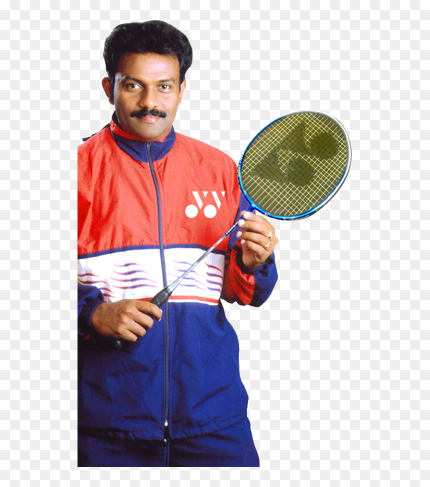 Mohanachandran Badminton Coach, HD Png Download - badminton player png
