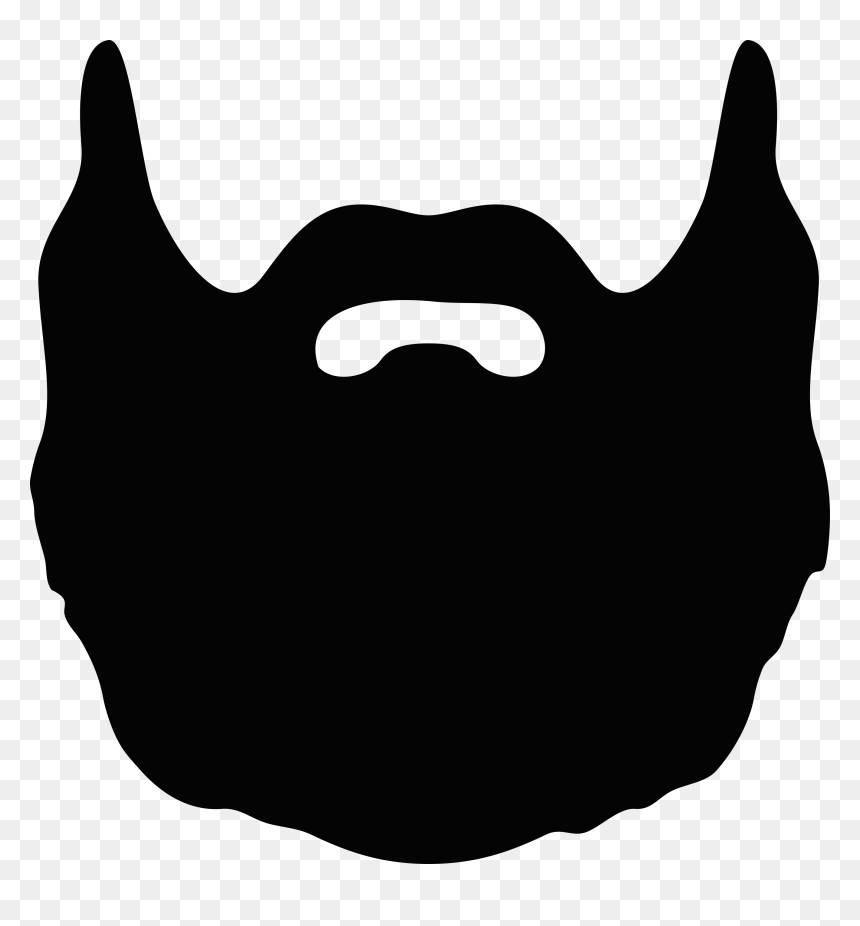Grizzly Beard Graphic, HD Png Download - beard styles png
