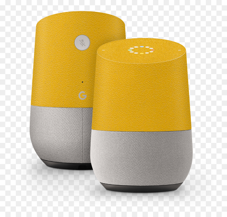 Yellow Skins/wraps For Google Home - Computer Speaker, HD Png Download - google home png