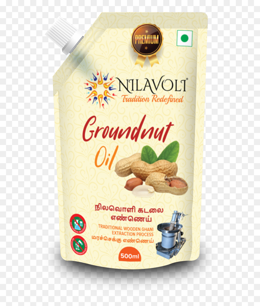 Groundnut Oil 500ml, HD Png Download - groundnut png