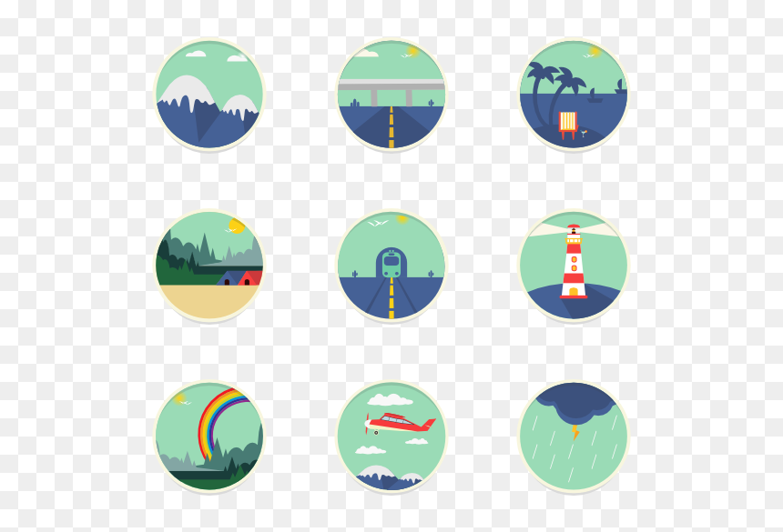 Circle, HD Png Download - scenery png