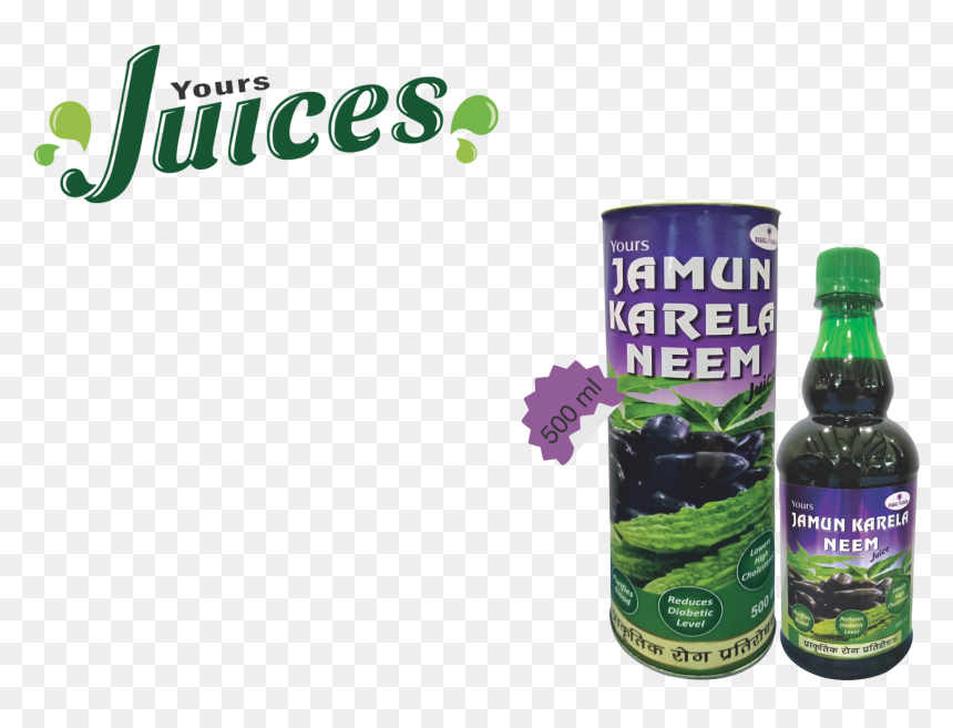 Infused With The Goodness Of Jamun Seeds, Green Karela - Grape, HD Png Download - neem tree png