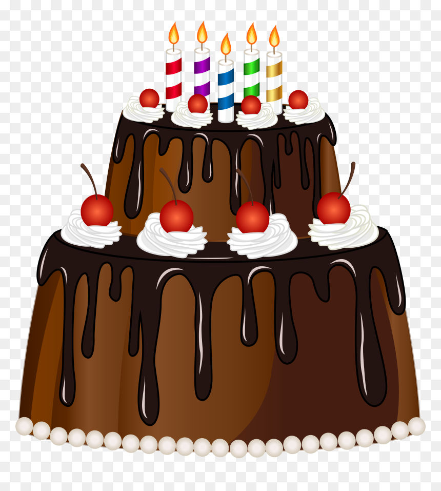 Birthday Cake With Candles Png, Transparent Png - 1st birthday candle png