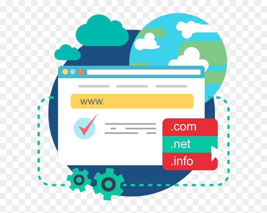 Hosting & Domain - Domain And Hosting Service, HD Png Download - hosting png
