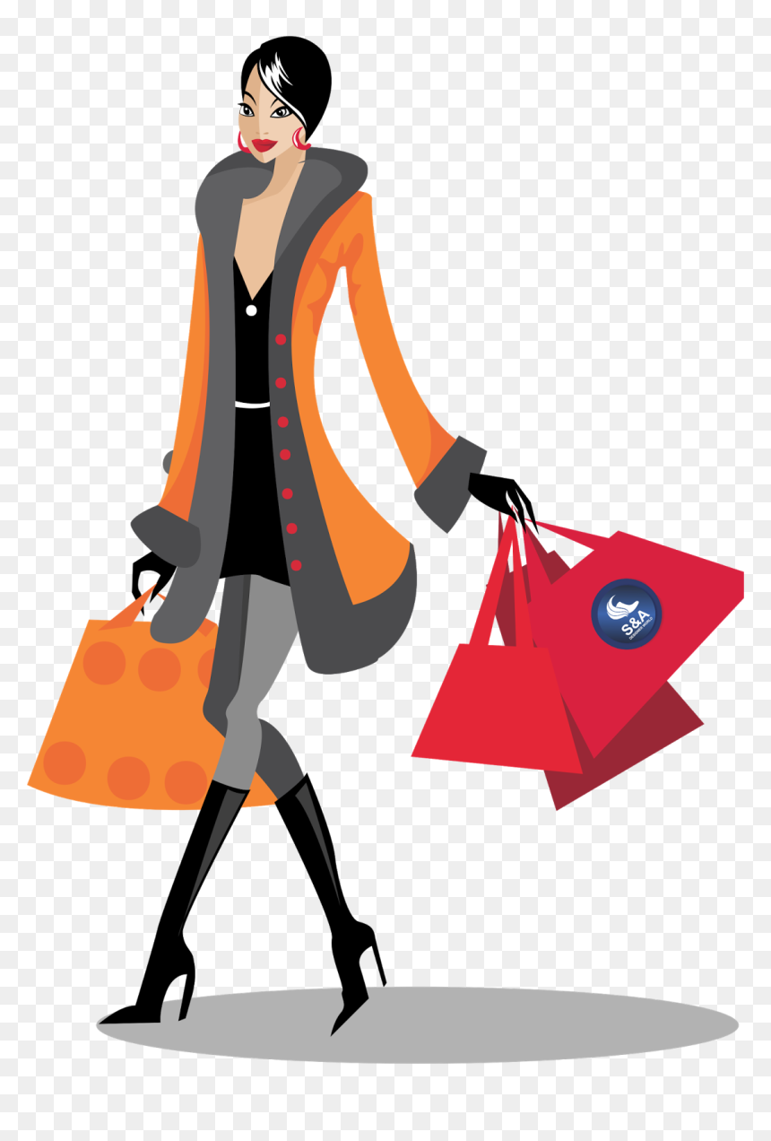 Download Fashion Girl Png Pic 1 For Designing Projects - Shopping Png, Transparent Png - designing png