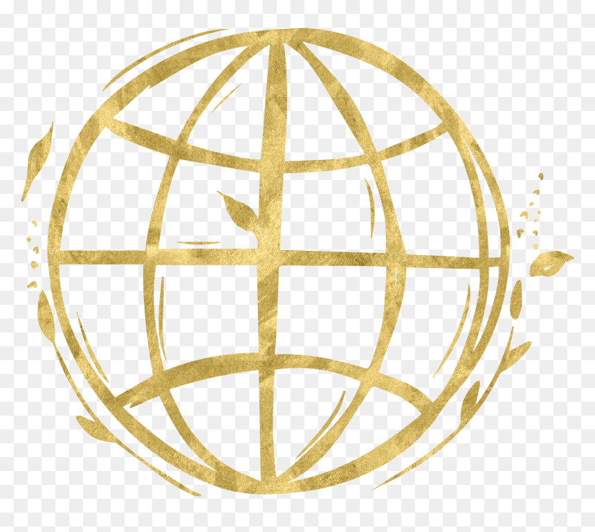 Hand Drawn Social Media Gold - Internet Clipart Black And White, HD Png Download - namaste hands clipart png