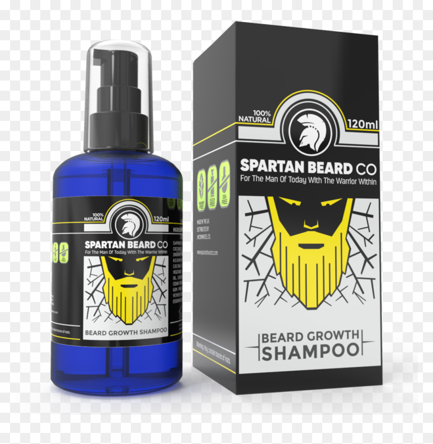 Premium Luxurious Beard Wash, Beard Shampoo By Spartan - Beard, HD Png Download - beard styles png