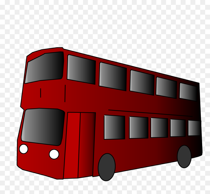 Travel By Bus - Double-decker Bus, HD Png Download - travel bus png