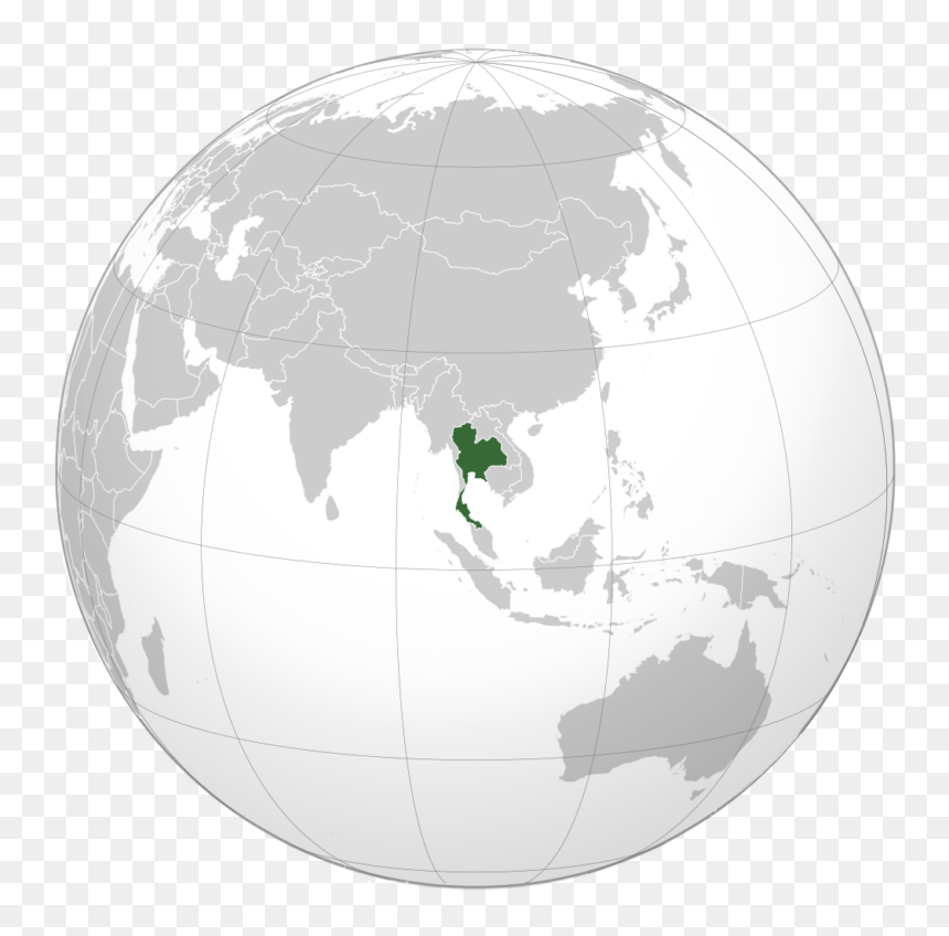 Keep Updated Outbreaks Thailand Information On Health - Thailand World Map Png, Transparent Png - india globe png