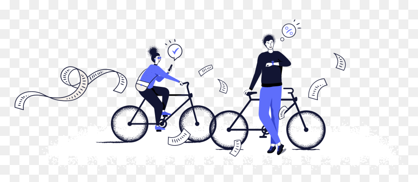 Hybrid Bicycle, HD Png Download - hero bikes png