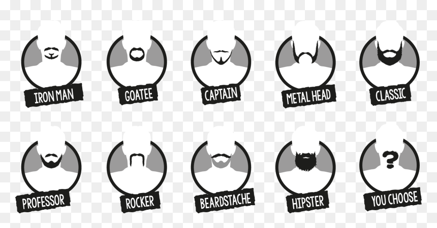 Clip Art, HD Png Download - beard styles png