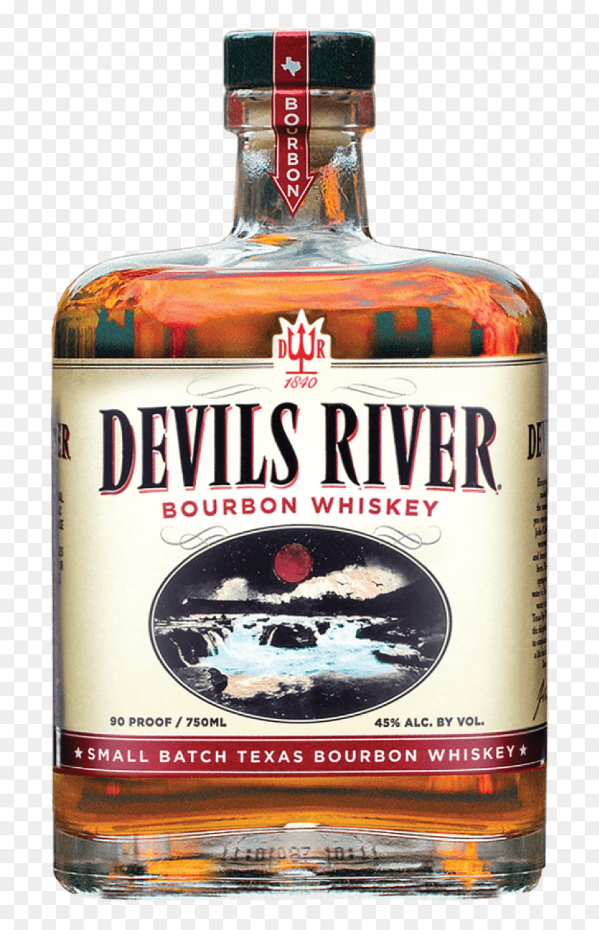 Devils River Bourbon Whiskey, HD Png Download - whiskey bottle png