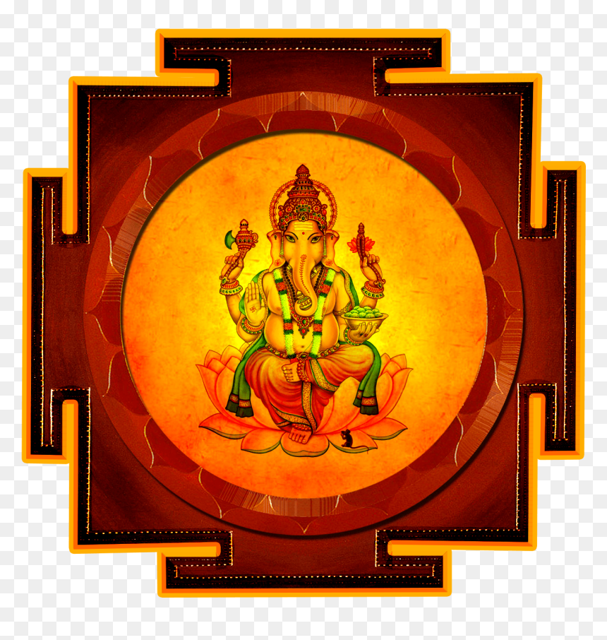 Navratri Ganesha Homa Art Of Living, HD Png Download - ganapati png