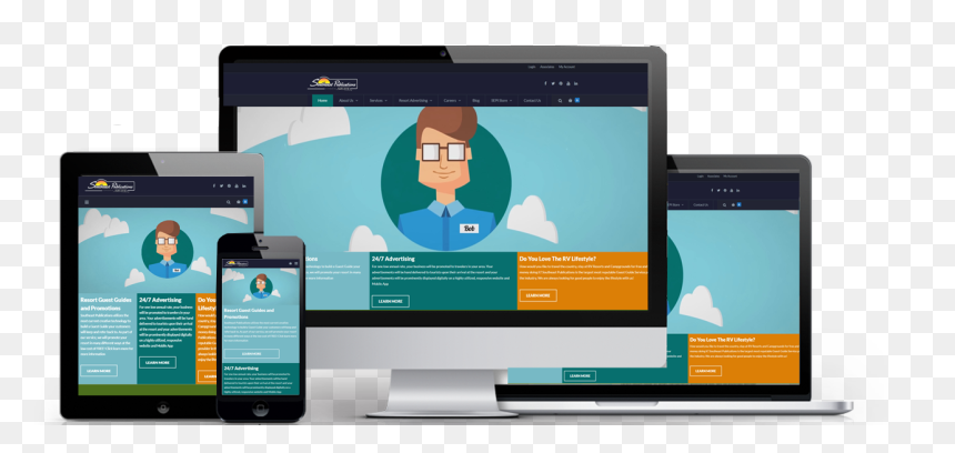 Tablet Computer , Png Download - Website, Transparent Png - responsive design png