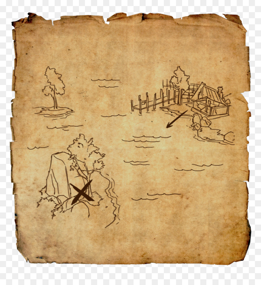 Thumb Image - Eso Southern Elsweyr Treasure Map 2, HD Png Download - treasure map png