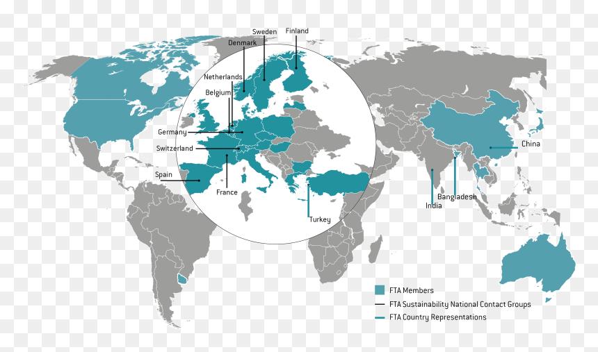 Mediterranean Region On World Map, HD Png Download - india globe png