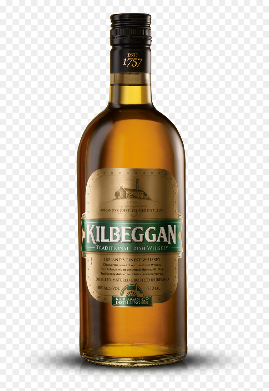 Kilbeggan Whiskey , Png Download - Kilbeggan Whiskey, Transparent Png - whiskey bottle png