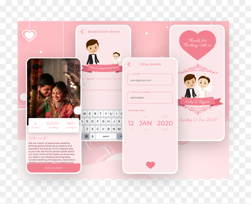 Group 452@2x - Heart, HD Png Download - wedding heart design png