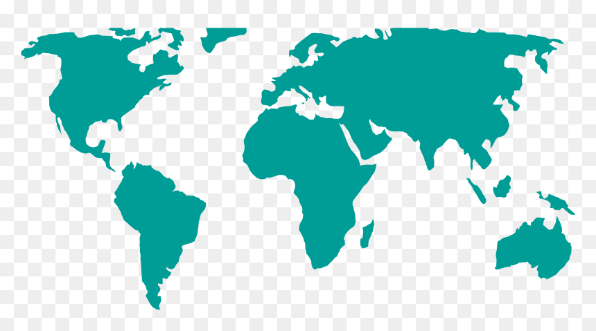 World, World Map, Map, Blue, Green Png Image With Transparent - Transparent Map Of World Clipart, Png Download - world map.png