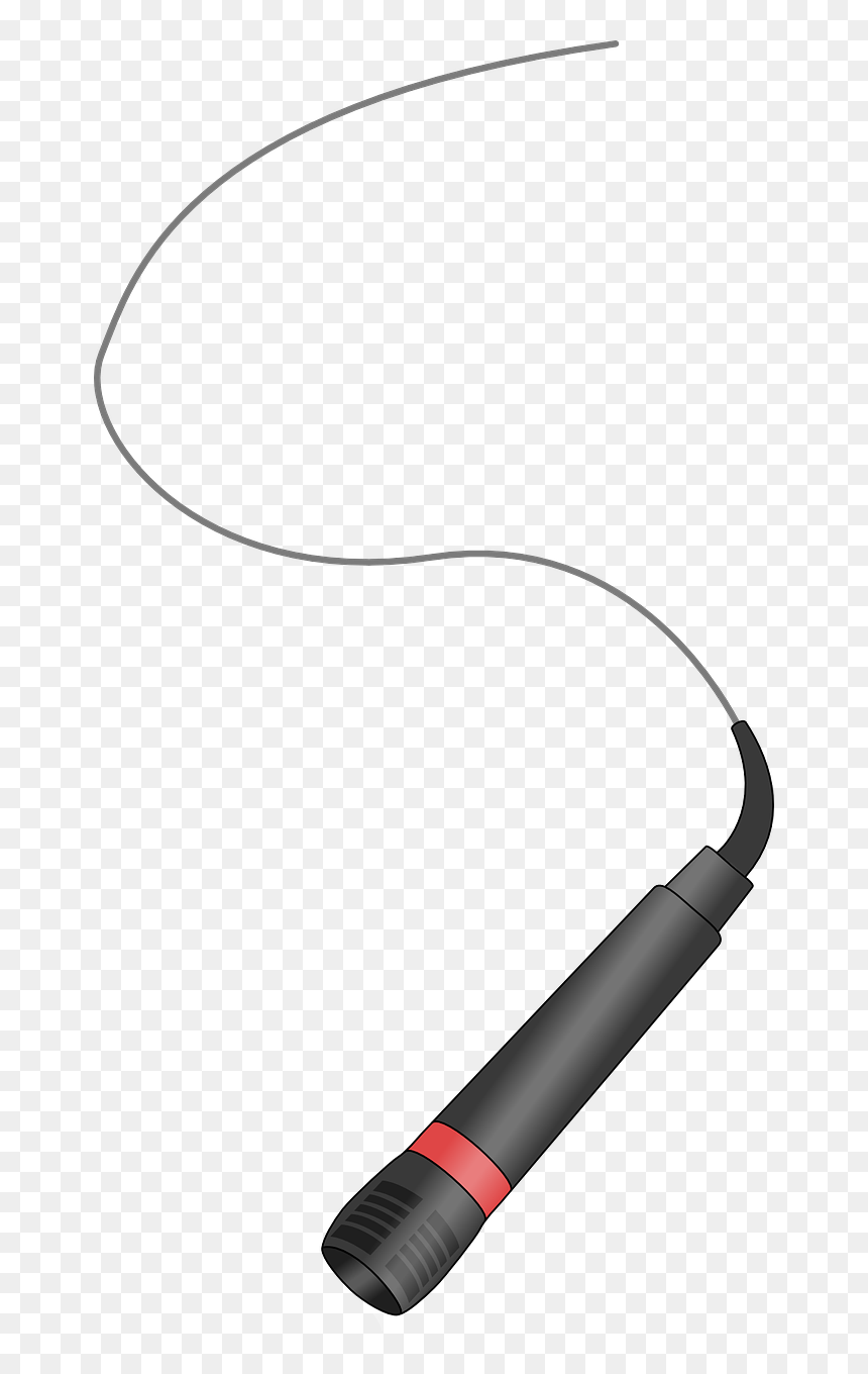 Mic On Cord Png, Transparent Png - singing mike png
