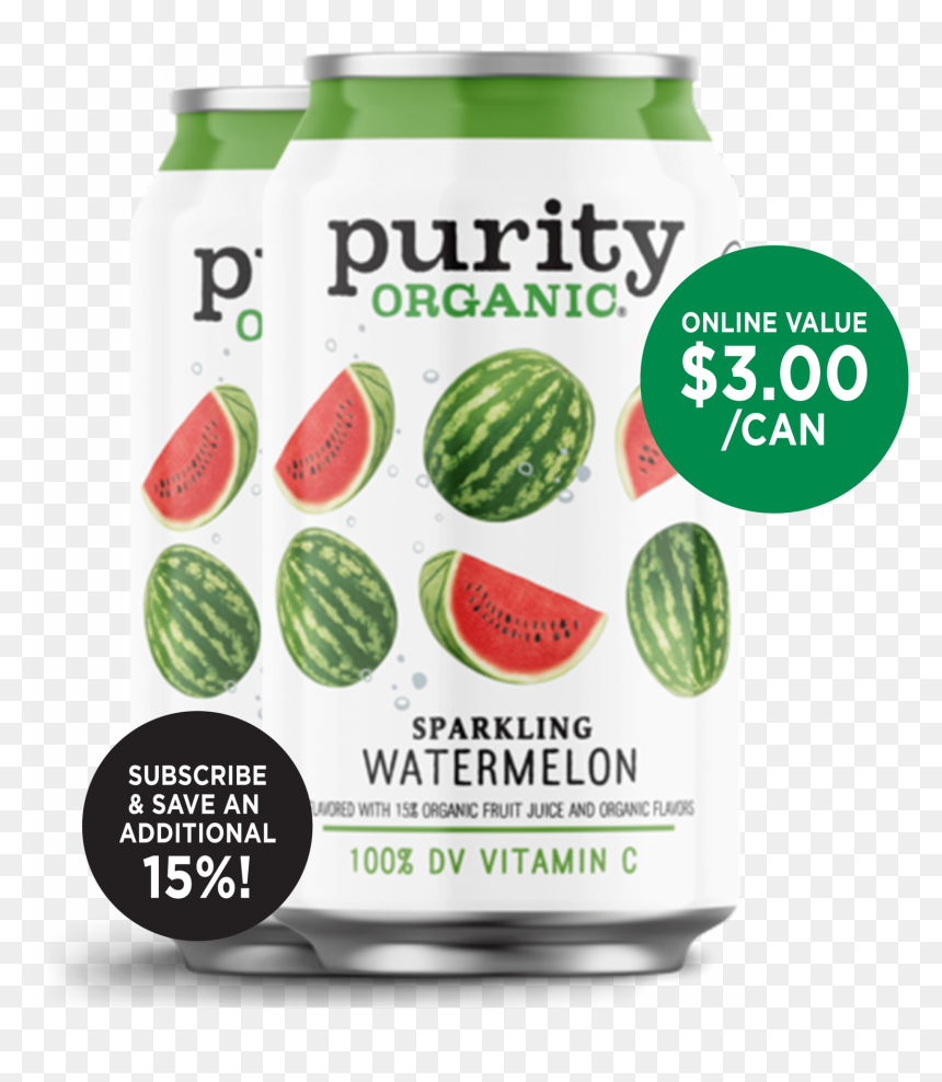 Purity Organic, HD Png Download - watermelon juice png
